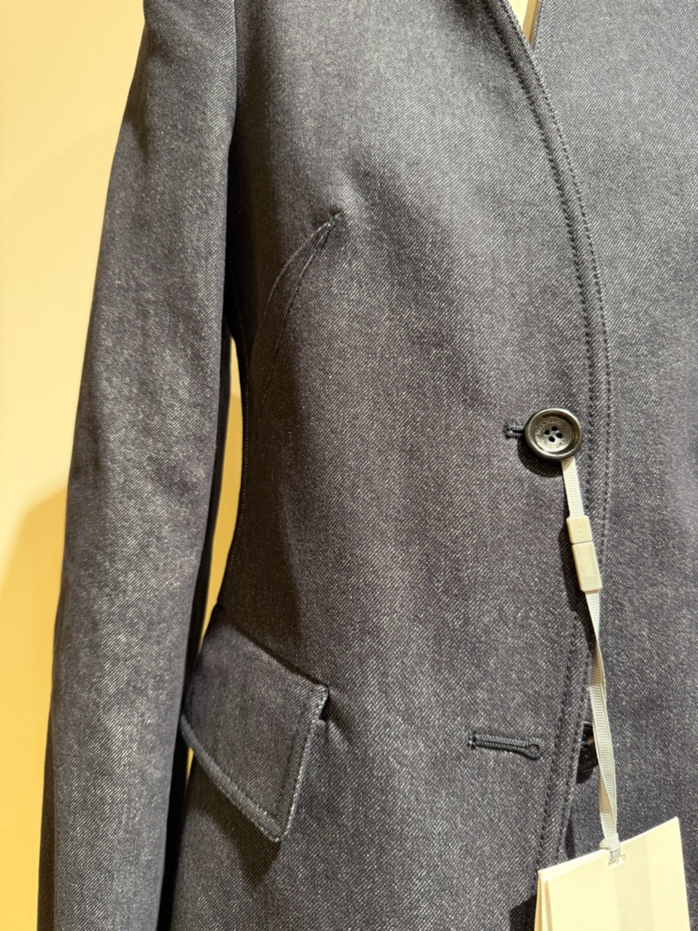 MaxMara Women's Dark Denim Blazer - Picture 14 of 15